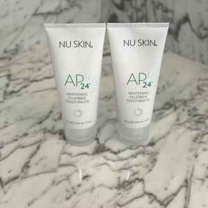 Two (2) Nu Skin AP24 Whitening Fluoride Toothpastes. Exp 09/2026
